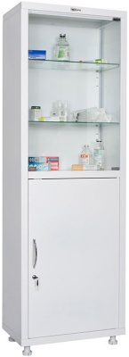 Шкаф медицинский металлический Hilfe МД 1 1760/SG